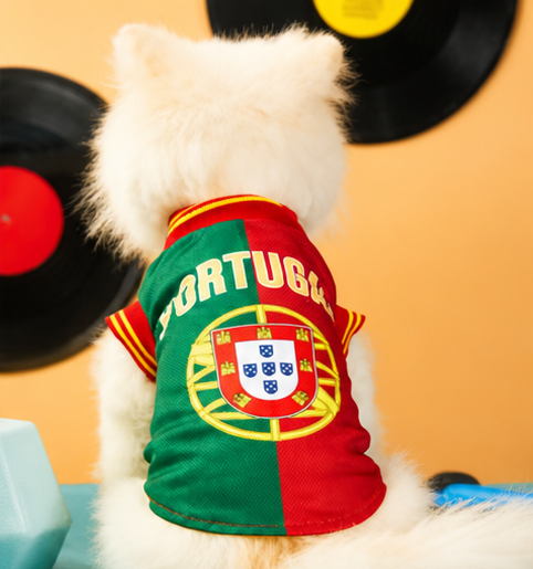 Camisola Portugal para Cães | Edição Mundial 2026